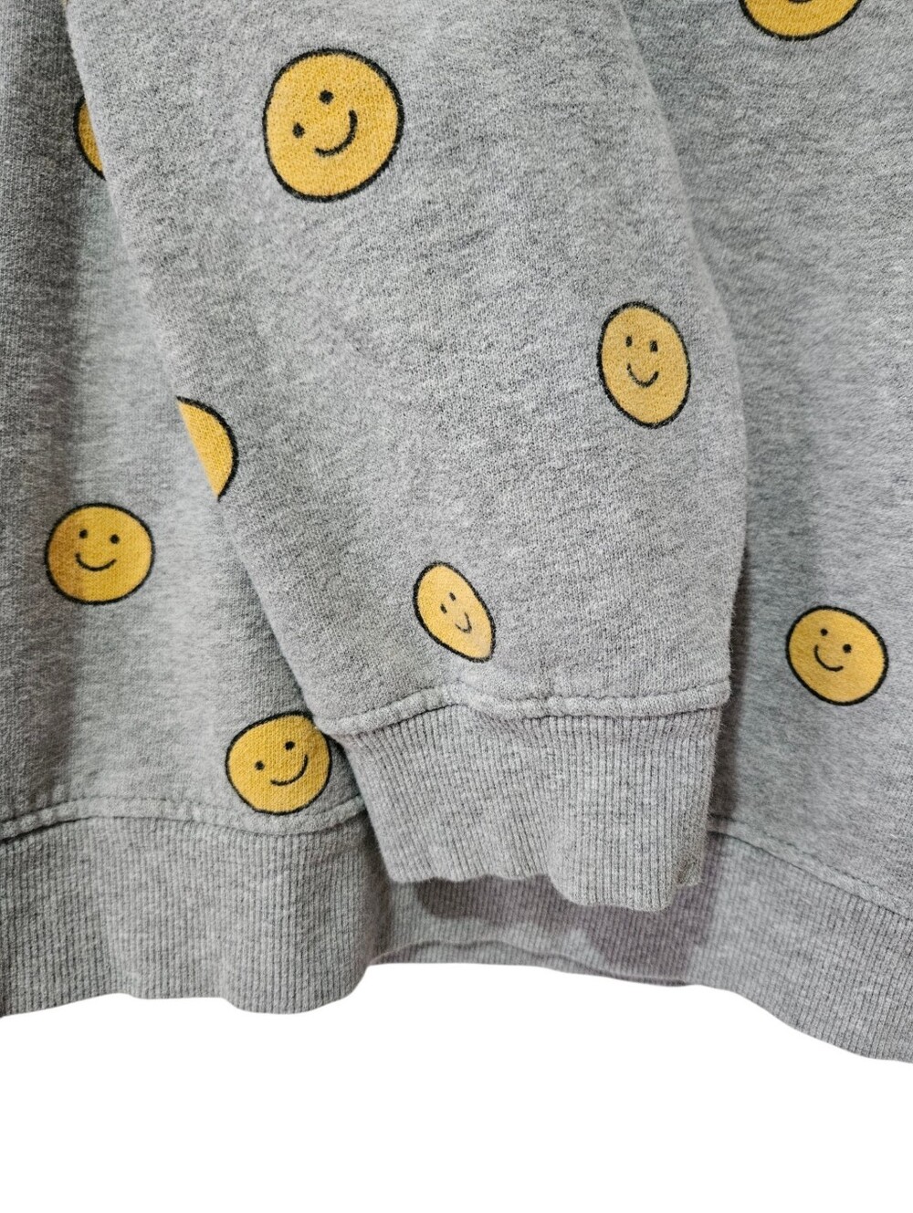 KULE Oversized Smile Crewneck Sweatshirt Organic Cotton S - Picture 9 of 13